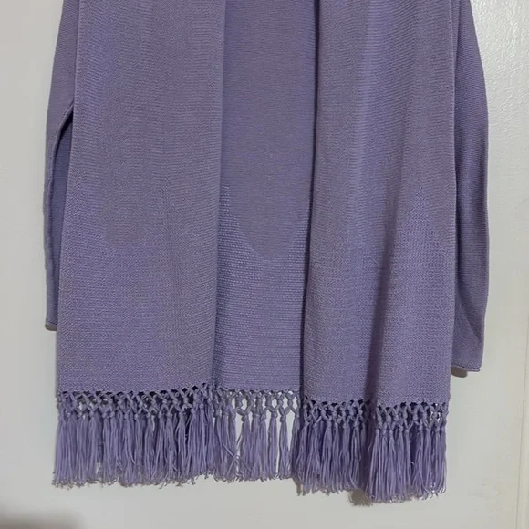 ✨FINAL HR TO BUY✨ Lilly Pulitzer Tatum Cardigan Lilac Verbana - Picture 3 of 13